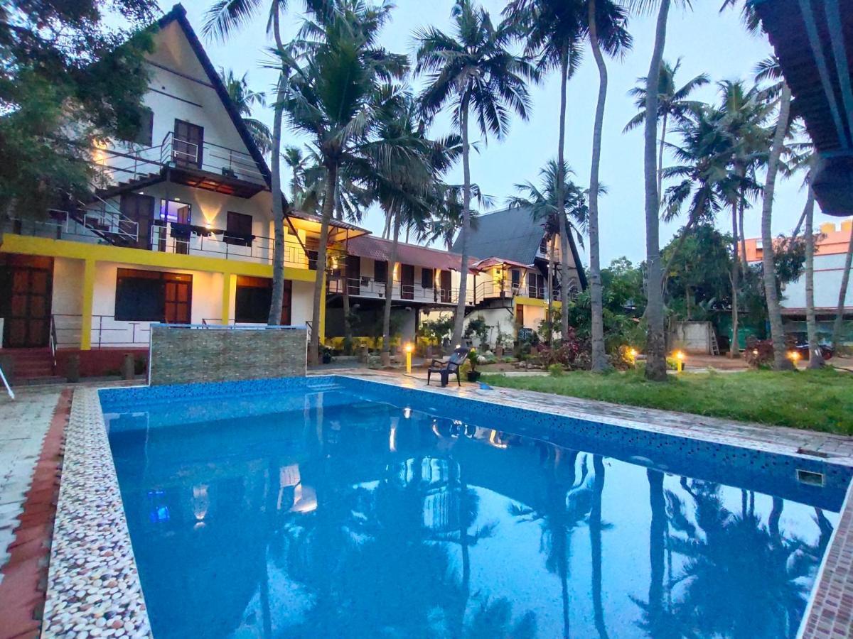 Pv Cottages - Serenity Beach Pondicherry Exterior foto